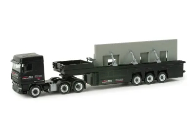 Herpa 157131: DAF XF 105 SC Betonteiletransporter "Rot-Fink"