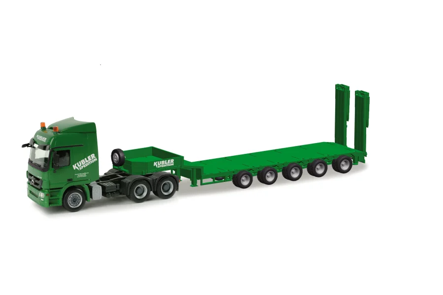 Mercedes-Benz Actros L Goldhofer Semitieflade-Sattelzug "Kübler"