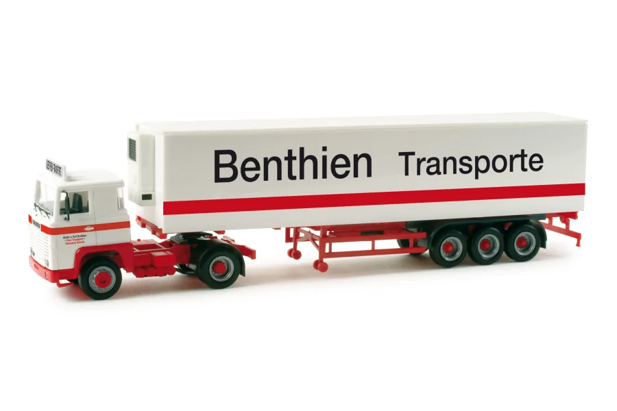 Scania 111 Kühlkoffer-Sattelzug