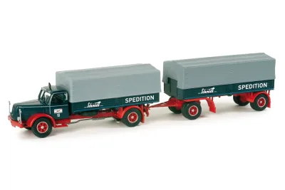 Herpa 157636: Henschel HS 140 Planen-Hängerzug