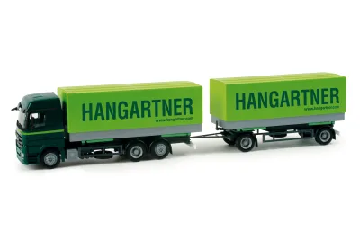 Herpa 157926: MB Actros LH 08 Wechselpritschen-Hängerzug