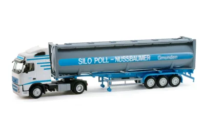 Herpa 157933: Volvo FH GL Drucksilocontainer-Sattelzug
