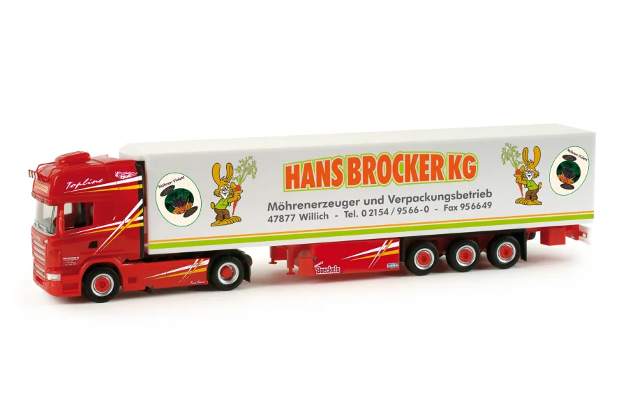 Scania R TL Kühlkoffer-Sattelzug "Brocker"