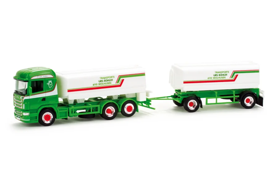 Scania R Benzintank-Hängerzug "Urs Bühler"