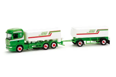 Herpa 158053: Scania R Benzintank-Hängerzug "Urs Bühler"