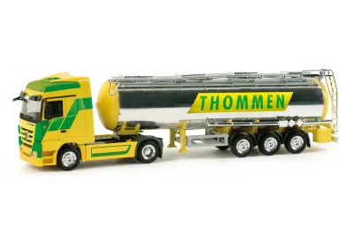Herpa 158121: MB Actros LH Chromtank-Sattelzug