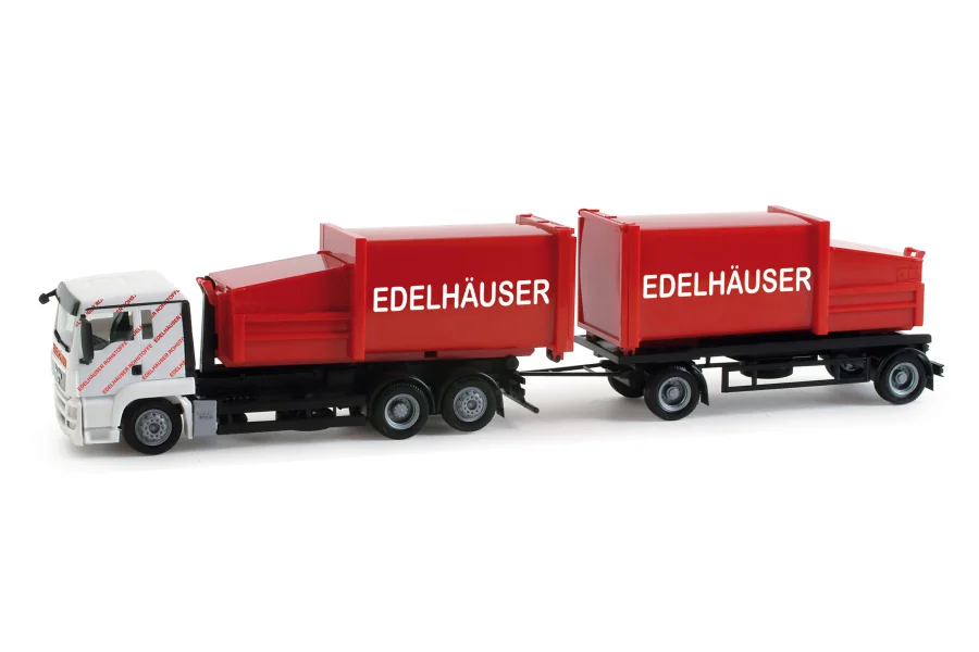MAN TGS L Pressmüllcontainer-Hängerzug