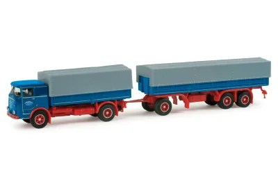 Herpa 158459: Büssing LU 16/11 Planen-Hängerzug