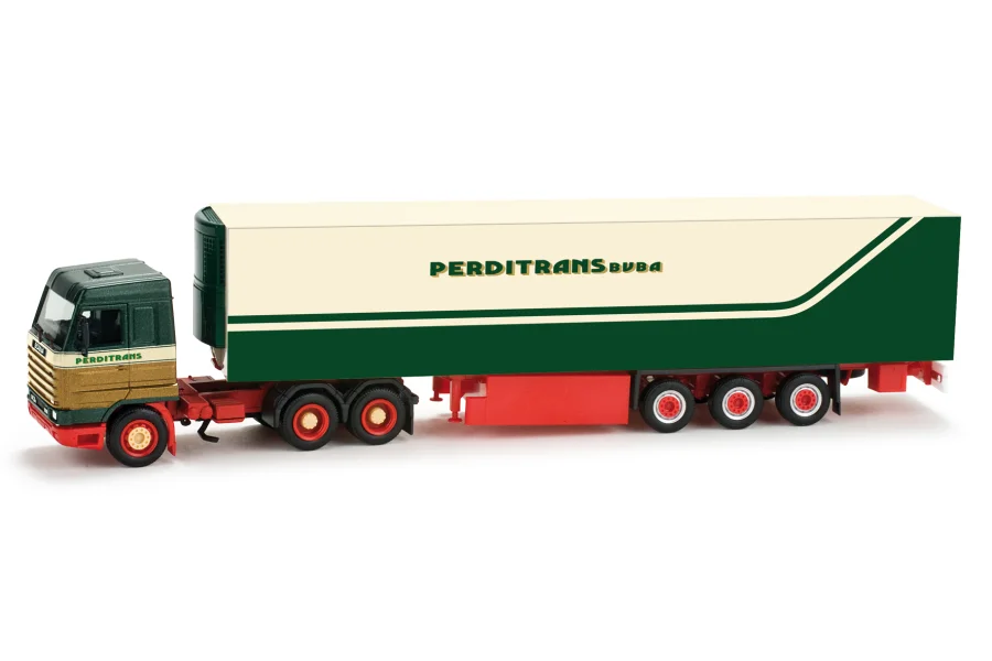 Scania SL Kühlkoffer-Sattelzug