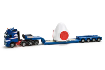 Herpa 158541: Volvo FH Gl. XL 4a Pendel-X Sattelzug mit Windrad-Nabe