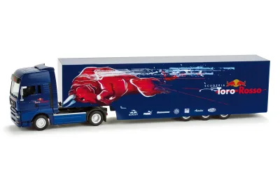 Herpa 158572: MAN TGA XXL Renntransporter-Sattelzug