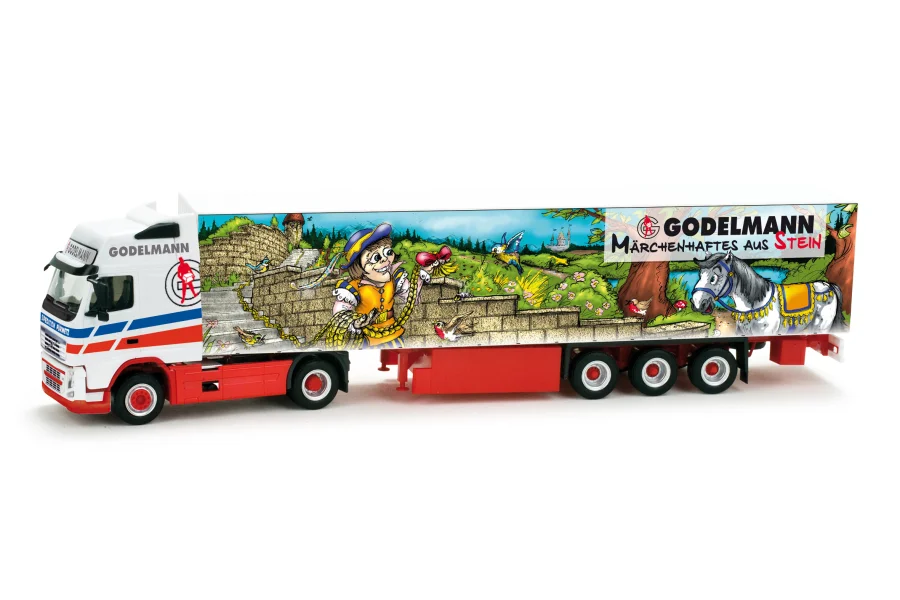 Volvo FH GL XL Gardinenplanen-Sattelzug