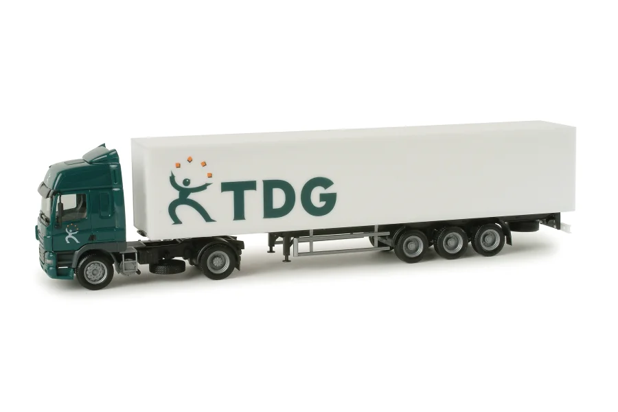 DAF CF Koffer-Sattelzug "TDG"