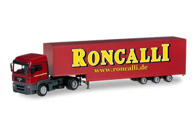 Herpa 304658: MAN TGA LX Jumbokoffer-Sattelzug