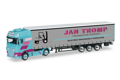 Herpa 306607: DAF XF SSC Euro 6 Gardinenplanen-Sattelzug