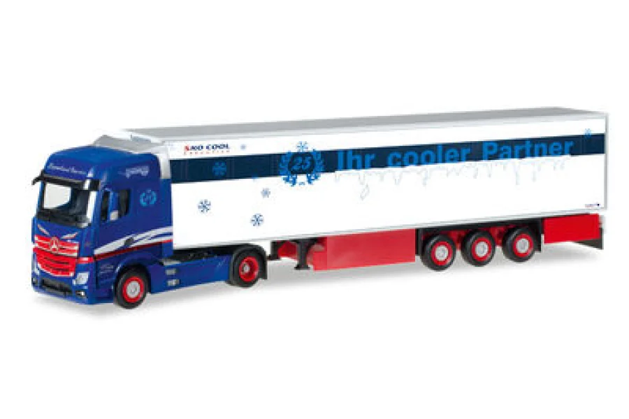 MB Actros Bigspace Kühlkoffer-Sattelzug