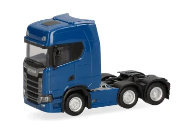 Herpa 307543-006: Scania CS 20 Hochdach Zugmaschine 3achs (6x2), blau