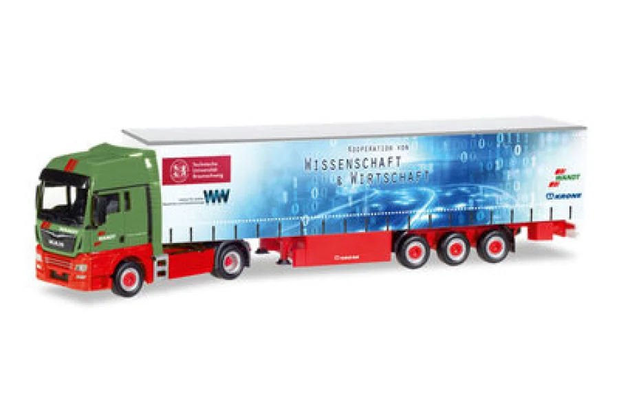 MAN TGX XXL Gardinenplanen-Sattelzug