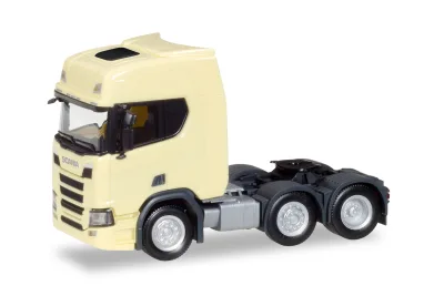 Herpa 308816: Scania CR HD 6x2 Zgm, hellgel