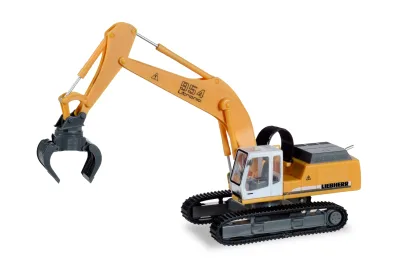 Herpa 308908: Bagr Liebherr s třídicím drapákem