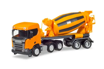 Herpa 309004: Sweden Special 2018 betonkeverő nyergesvontató