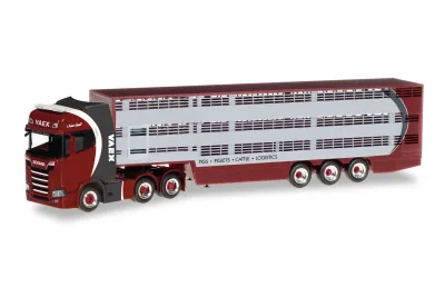 Herpa 309646: Scania CS Viehtransporter-Sattelzug "Vaex"