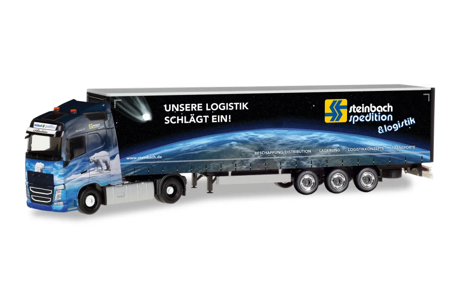 Semirimorchio a tendine "Steinbach Logistik"