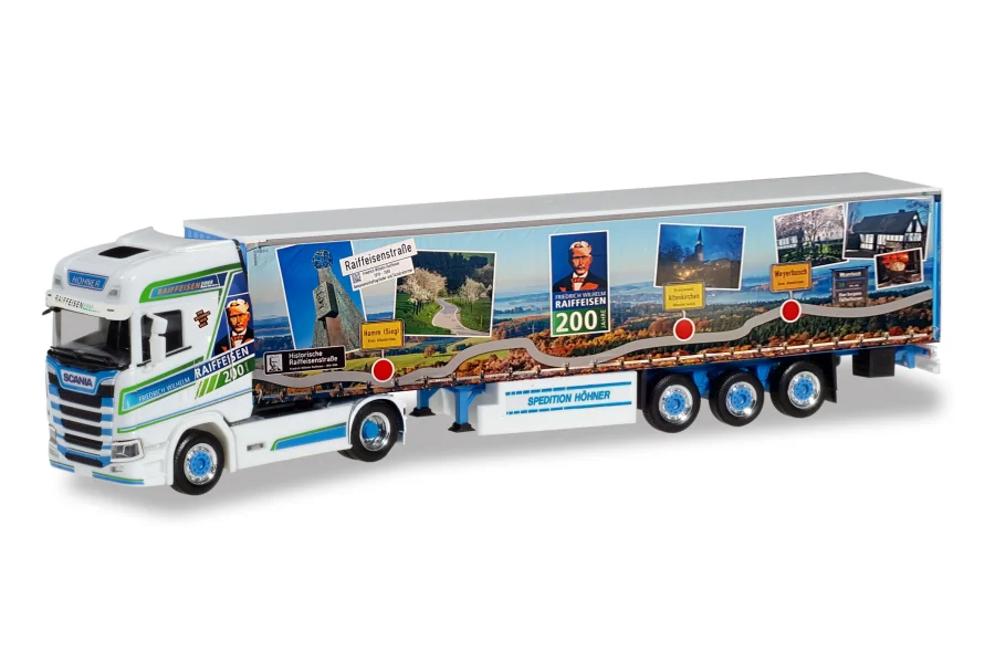 Scania CS 20 Hochdach Gardinenplanen-Sattelzug