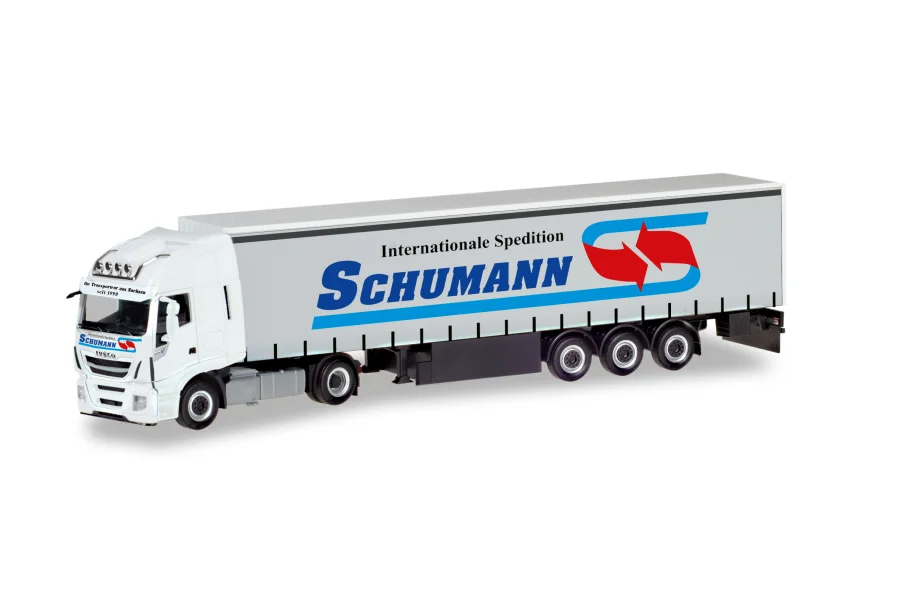 Iveco Stralis XP Gardinenplanen-Sattelzug