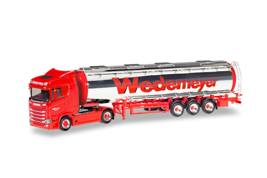 Scania CS 20 Niederdach Chromtank-Sattelzug