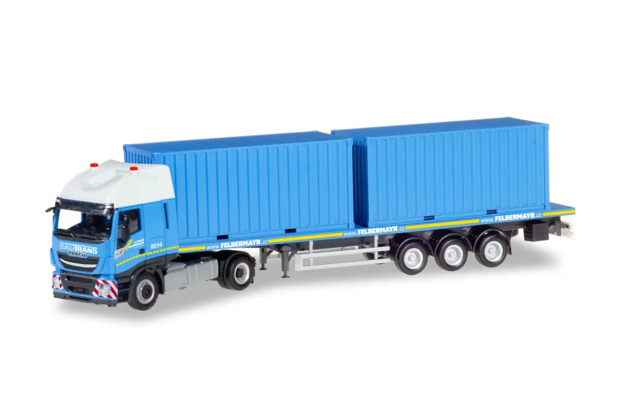Iveco Stralis XP Flachbett-Sattelzug