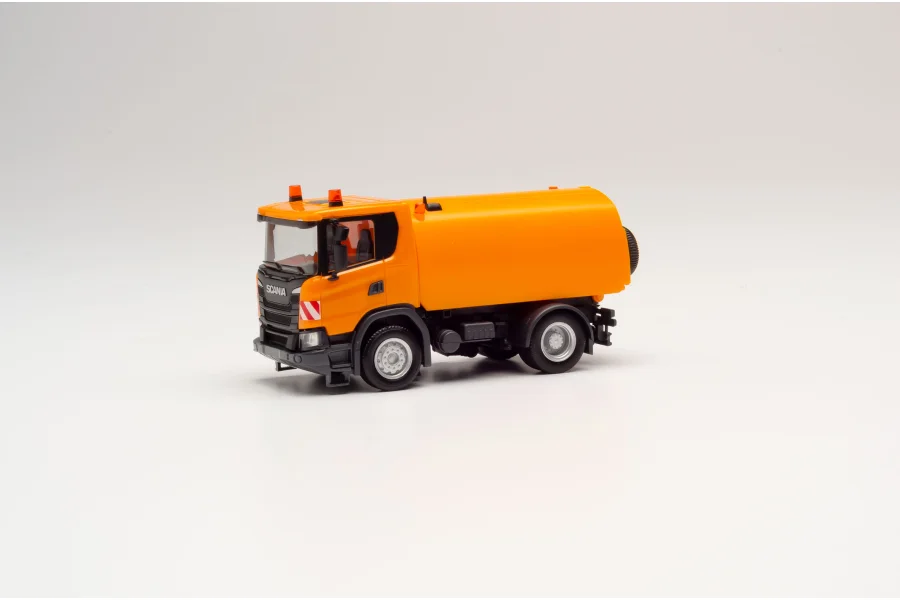 Scania CG 17 Kehrfahrzeug, kommunalorange