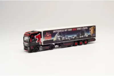 Herpa 311007: MAN TGX XXL Euro 6c Kühlkoffer-Sattelzug "Trio Trans / MAN"