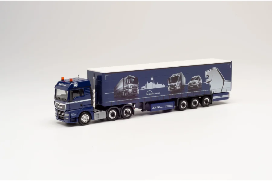 MAN TGX XLX Euro 6c 6x2 Gardinenplanen-Sattelzug "H.D.T.V"