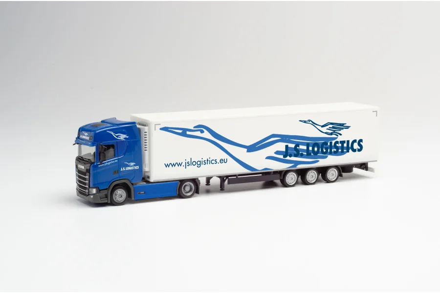 Scania CS Lowliner-Kühlkoffer-Sattelzug