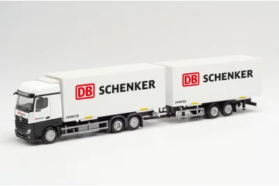Herpa 312967: MB Actros Bigspace Wechselkoffer-Hängerzug