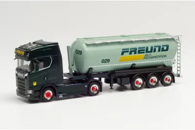 Herpa 312974: Scania CS 20 HD 40m³ Silo-Sattelzug