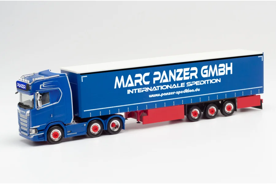 Scania CS 20 HD 6x2 Gardinenplanen-Sattelzug
