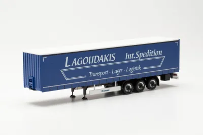 Herpa 313568: Gardinenplanen-Auflieger