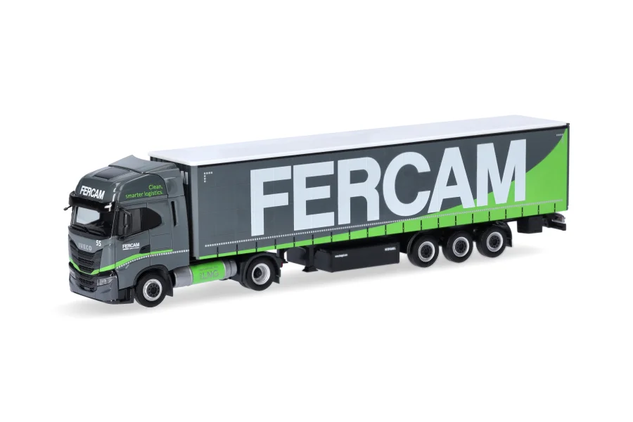 Iveco S-Way LNG Gardinenplanen-Sattelzug