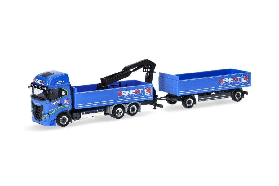 Iveco S-Way LNG Pritschen-Hängerzug