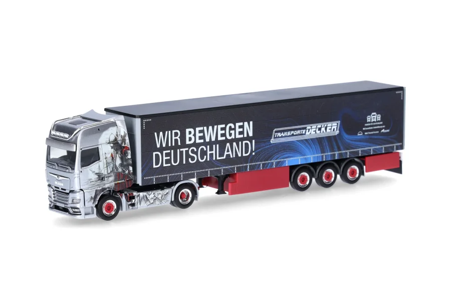 MAN TGX GX Gardinenplanen-Sattelzug