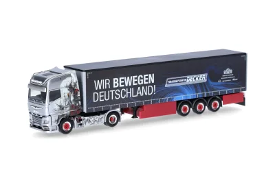 Herpa 316453: MAN TGX GX Gardinenplanen-Sattelzug