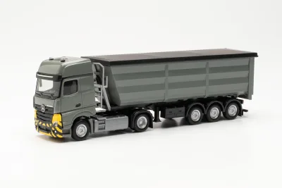 Herpa 316545: MB A L Stahlmulden-Sattelzug