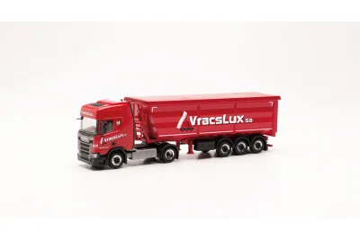 Herpa 316859: Scania CR 20 Hochdach Stahlrundmulden-Sattelzug