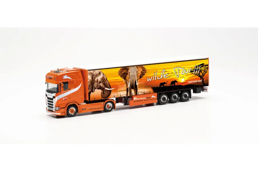 Scania CS 20 Hochdach Gardinenplanen-Sattelzug