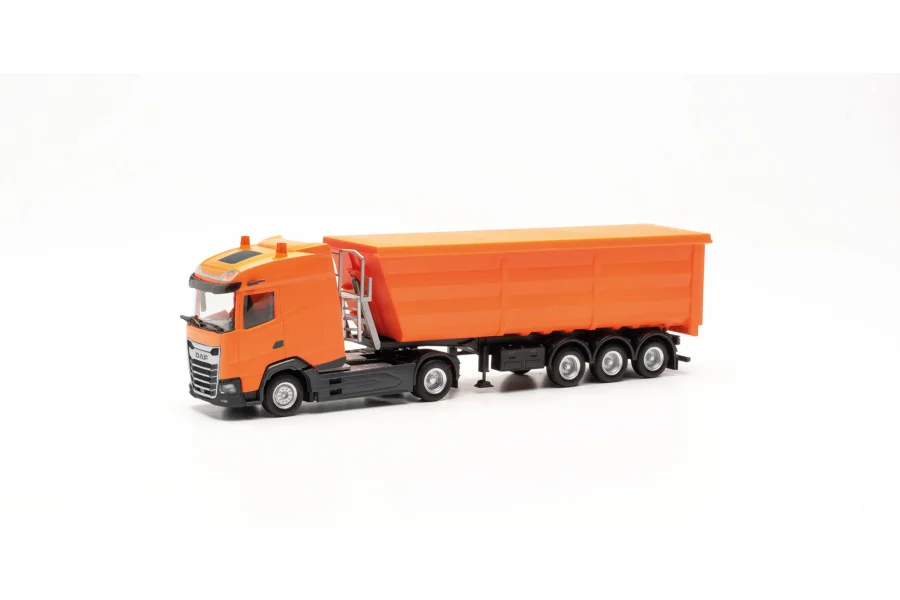DAF XG Stahlrundmulden-Sattelzug
