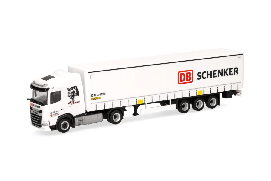 DAF XG Gardinenplanen-Sattelzug