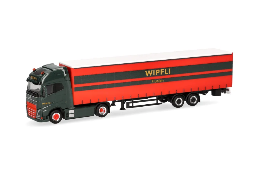 Volvo FH GL XL Electric Gardinenplanen-Sattelzug