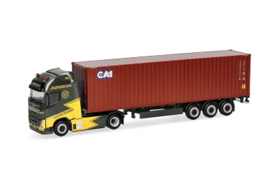 Herpa 319256: Volvo FH GL XL Electric 40ft Container-Sattelzug